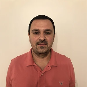 Ivica Jovanovic, mätspecialist inom anläggning och utsättning på Ivacom, i branschen sedan 2021